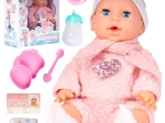 Tosia 35 cm doll drinks and pees with accessories
