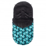 Dječja zimska vreća za spavanje NEW BABY zelena za kolica i autosjedalicu