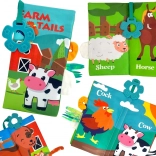 Tekstilna knjižica s repićima WOOPIE baby