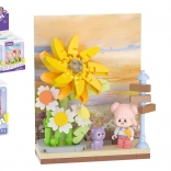 Mini građevni set KOCO cvjetna scenografija