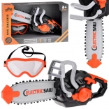 dječja električna lančana pila sa zvukom i pomičnim lancem + zaštitne naočale