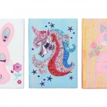 Spomenar s 80 praznih stranica 15x21 cm Različite boje