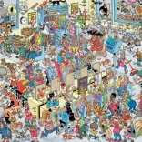 Puzzle Kod frizera 1000 dijelova od Jana van Haasterena