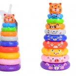 Šarena piramida s prstenovima i naljepnicama Životinje Tigarćić