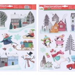 Božićne prozorske dekoracije 41 × 29 cm