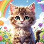 Puzzle Treflíci mačić 54 dijelova