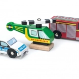 Le Toy Van set drvenih spasilačkih vozila