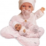 Realistična beba lutka s funkcijom pokreta i mekim tijelom 27 cm