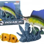 Figurica Sabljarke na Koraljnom Grebenu s Ribičicama