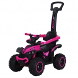 Dječje guralo s vodičnom šipkom BABY MIX Mega ružičasto