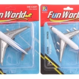 Metalni avion za djecu 14 × 13 cm