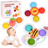 Senzoe Fidget Spinner s prijanjajućom čašicom 3 kom