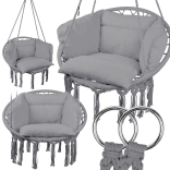 Viseće gnijezdo s jastukom L.GRAY MalTec