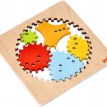 Drveni spirograf GOKI – kreativni crtaći set za djecu