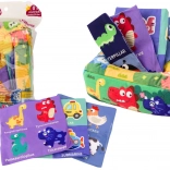 Kutija s mekim maramicama 6 tkanina 3 šarene maramice s vrpcom