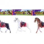 Plastični konjić sa semišnom površinom 16 cm