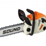 Dječja motorna pila s zaštitnim naočalama