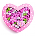 Set perlica za nizanje Srce