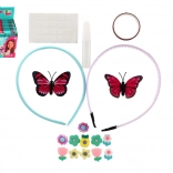 Kreativni set za izradu obručâ za kosu za djecu – mješavina boja i ukrasa