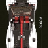 Konstruktorski set sportski automobil 960 dijelova – bijeli