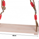 Drvena vrtna ljuljačka za djecu i odrasle s masivnom daskom