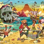 Ravensburger puzzle piratska avantura XXL