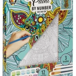 Slikanje po brojevima – žirafa na platnu 30 × 40 cm