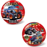 lopta s motivom monster trucka, 14 cm