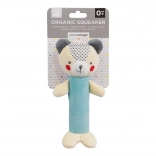 Petit Collage šuškavo zvečkalo medvjedić od organskog pamuka