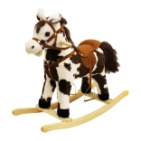Koljajući konj s efektima, šareni 71x30x62 cm