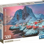 Puzzle Selo Hamnoy 500 dijelova CLEMENTONI
