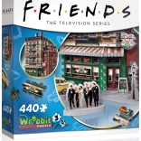 3D puzzle WREBBIT Prijatelji Central Perk – 440 dijelova