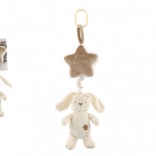 Viseći plišani zec sa zvjezdicom za krevetiće i kolica