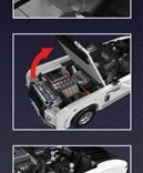 Konstruktorski set bijeli kabriolet MOULD KING (1688 dijelova)