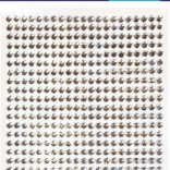 Samoljepljivi srebrni kamenčići 525 kom