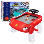 Ručni simulator vožnje – crveni edukativni stolić