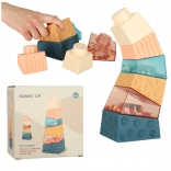 Montessori senzorički toranj od građevnih kocki