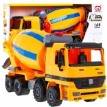 Miješalica za beton za djecu 3+ Realistični model 1:10 + pokretni dijelovi + rotirajuća kanta