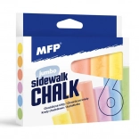 Kružne kredice za pločnik 6 kom – mješavina boja