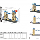 Konstrukcijska slagalica ZGRADA TOWER BRIDGE 1054 dijelova