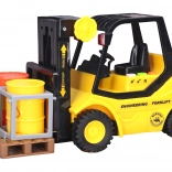 Žuto-crni viličar s efektima