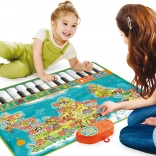 Glazbena podloga s kartom