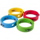 Drvena minitamburina crvena