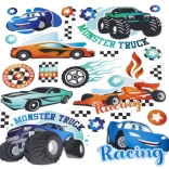 Termo naljepnice Monster Truck – veliki arak 20 × 30 cm