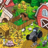 Puzzle TREFLIĆI na farmi 60 dijelova