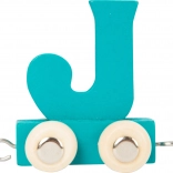 small foot drveni vlakić – šarena abeceda slovo J
