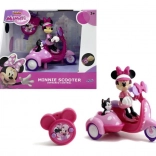 RC skuter MINNIE s bočnom prikolicom i figuricama