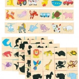 Drvene puzzle pronađi sjenu