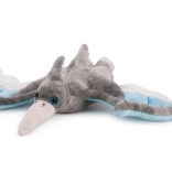 plišani pterosaur 40 × 28 cm sivi
