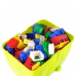 Veliki set šarenih kocaka K2 280 dijelova žuta